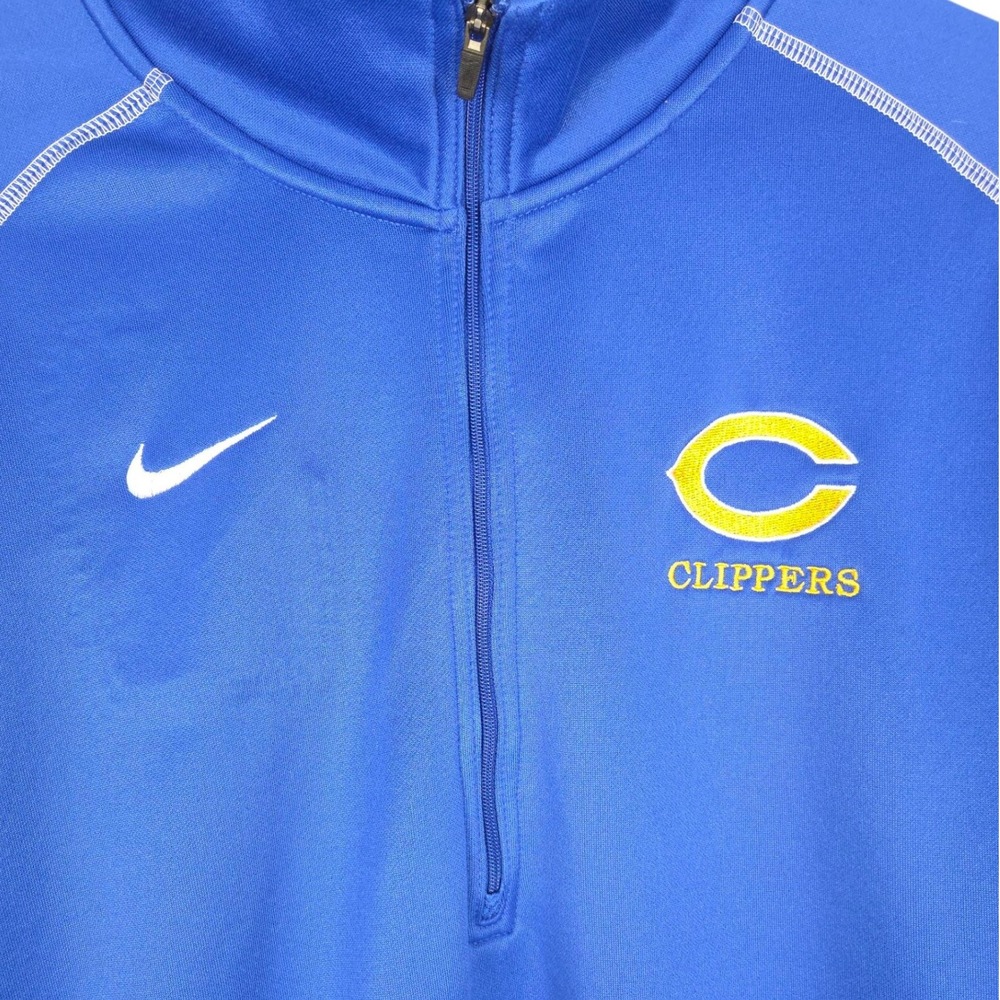 Nike Mens Blue Clippers Therma-FIT 1/4 Zip Pullover Sweatshirt‎ XL Fleece Casual - Picture 4 of 8